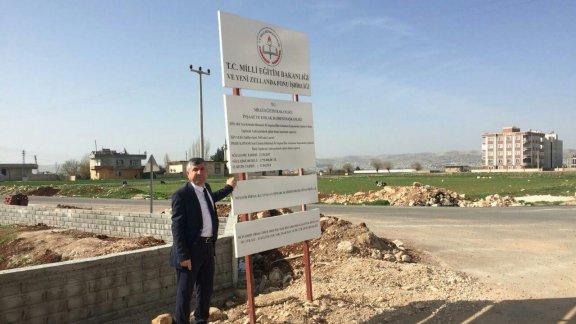 MEB İle Yeni Zellanda Fonu tarafından yapıtıralan okul inşaatına Mehmet VURAL´dan ziyaret...