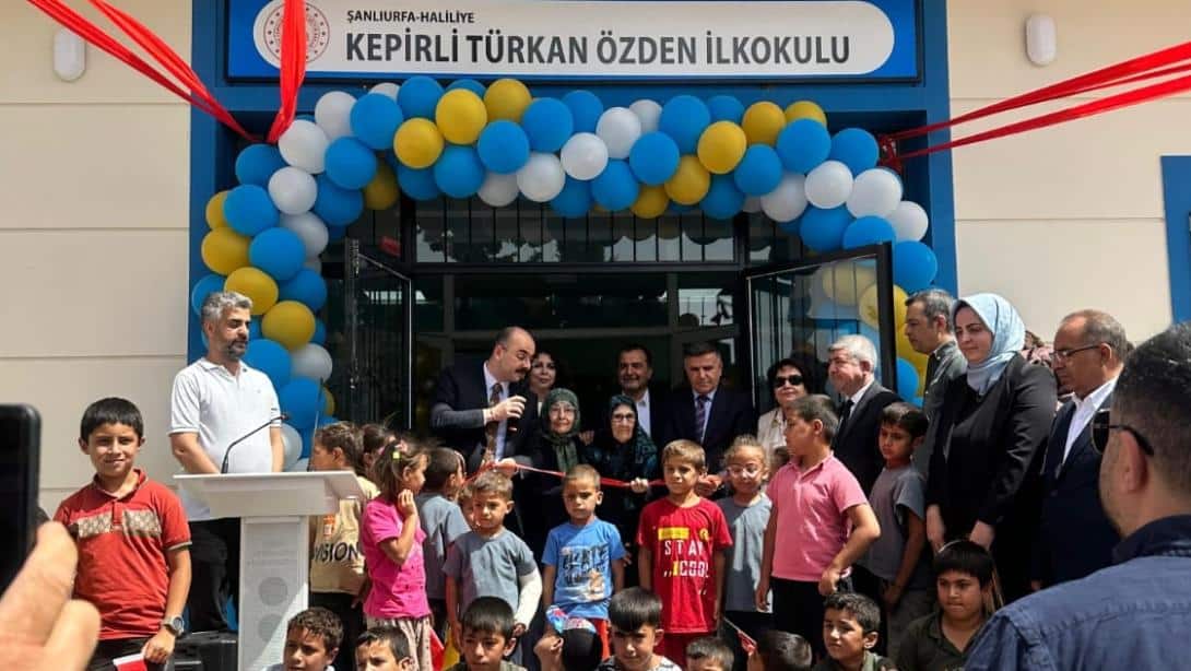 Kepirli Türkan Özden İlkokulu'muz Törenle Hizmete Açıldı..
